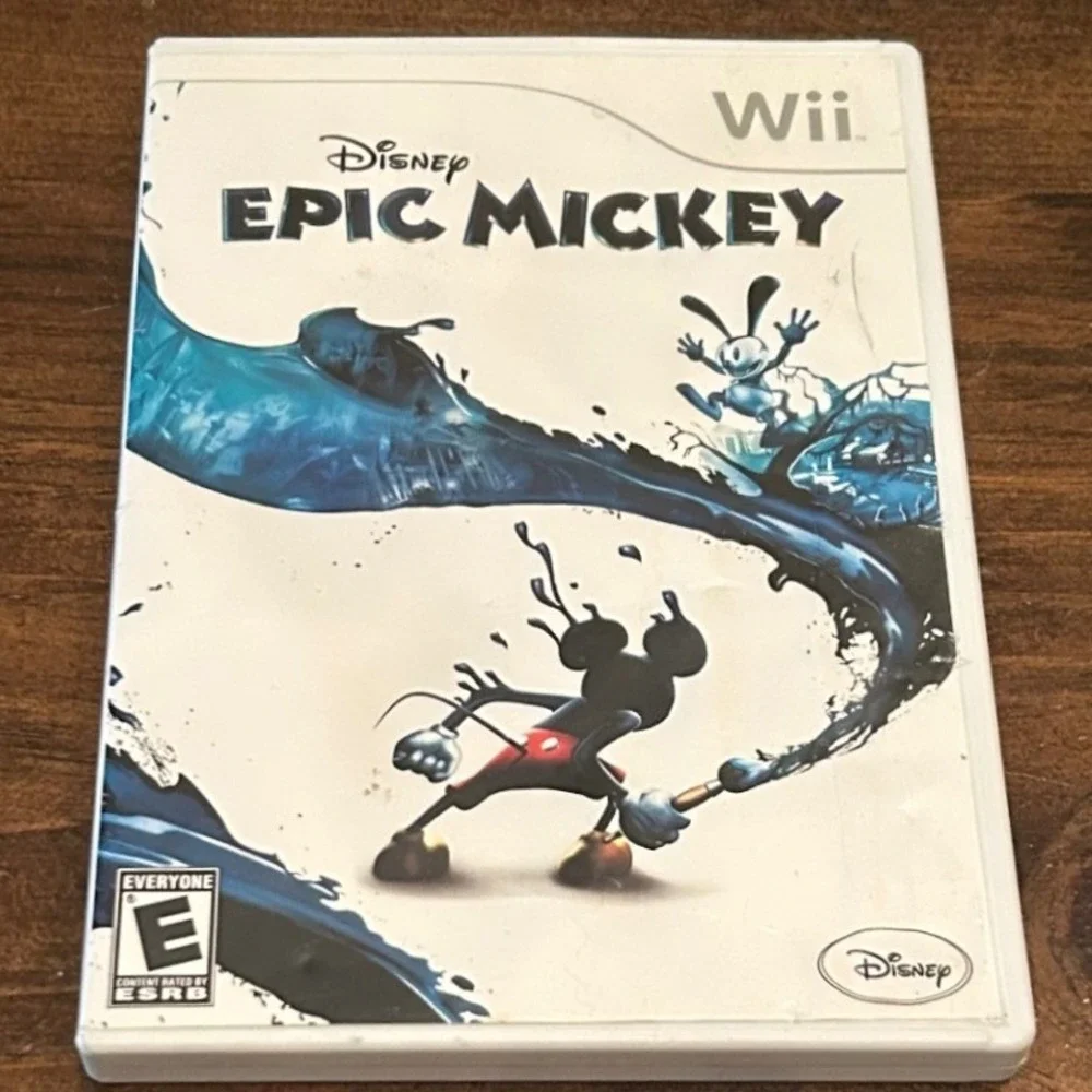 Disney Epic Mickey Nintendo Wii Game RVL P SEME Oswald the‎ Lucky Rabbit 2010